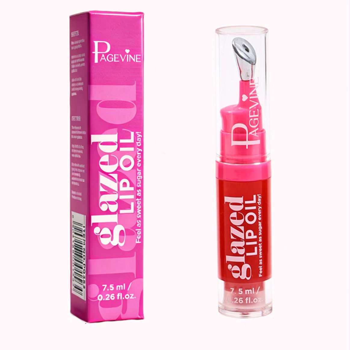 Cross-border PAGE VINE ALUMINIUM ICE TOLOR LABIAL Gloss de alto brillo e hidratación profunda y suave