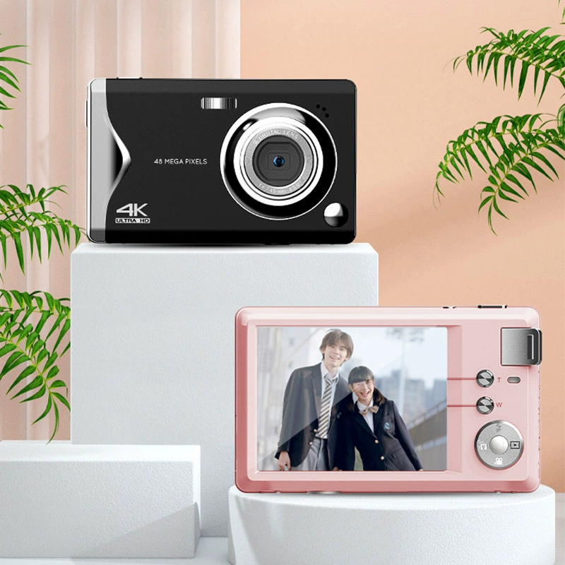 4K CCD студенческая цифровая камера, 2.8-дюймовый экран, автофокус, 20 фильтров, компактная 48 МП