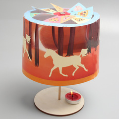 DIY Running Lantern Kindergarten Elementary School Science and Technology Small Craft Children's Creative Science Experiment STEM Maker Materials