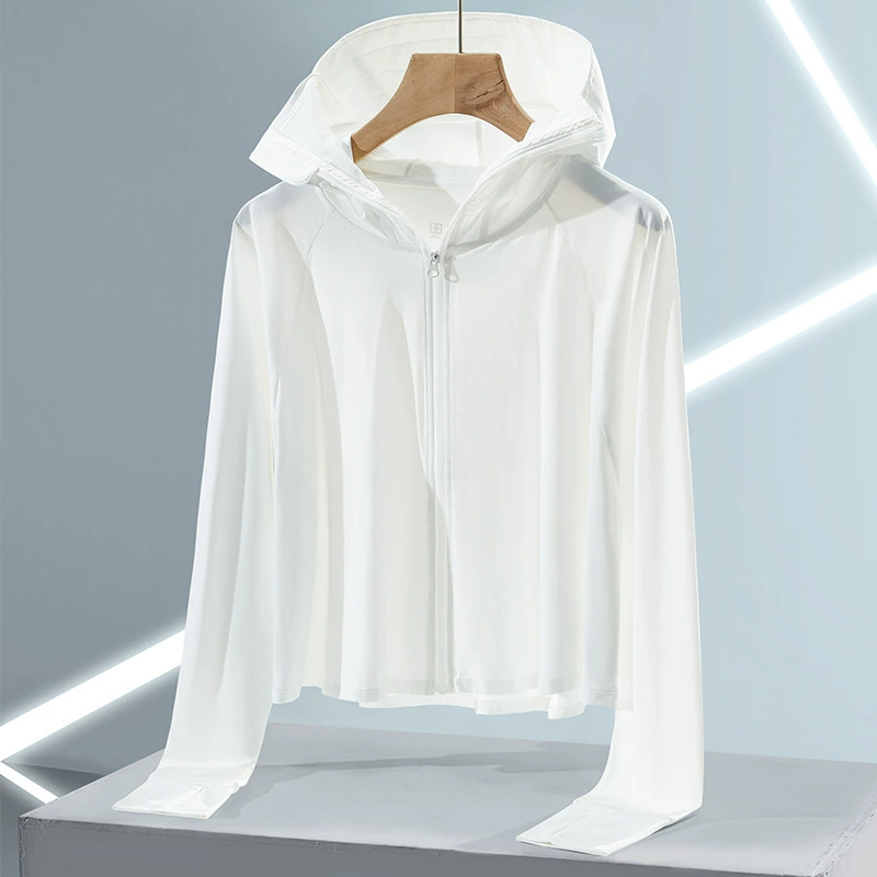 Сертифицированная Silk одежда для защиты от солнца, плащ-тренч, мантия, дышащая ультралегкая ветровка, защита UV