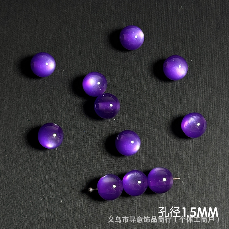 23#고양이 눈 짙은 보라색 난초