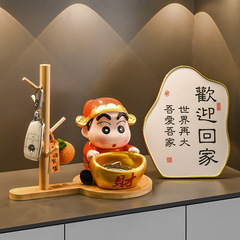 財神招財鍵収納玄関下駄箱装飾品置物部屋レイアウトテレビ戸棚デスクトップフィギュアプレゼント