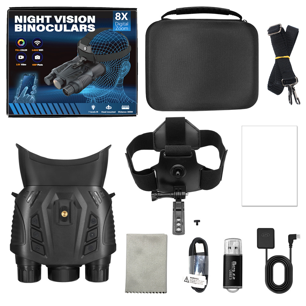 DT69 Kopfmontierte Vollfarb-WIFI-Nachtsichtbrille mit 2,5K Video-Nachtsichtfernglas GPS optional für Jagdcamping – Detail 21