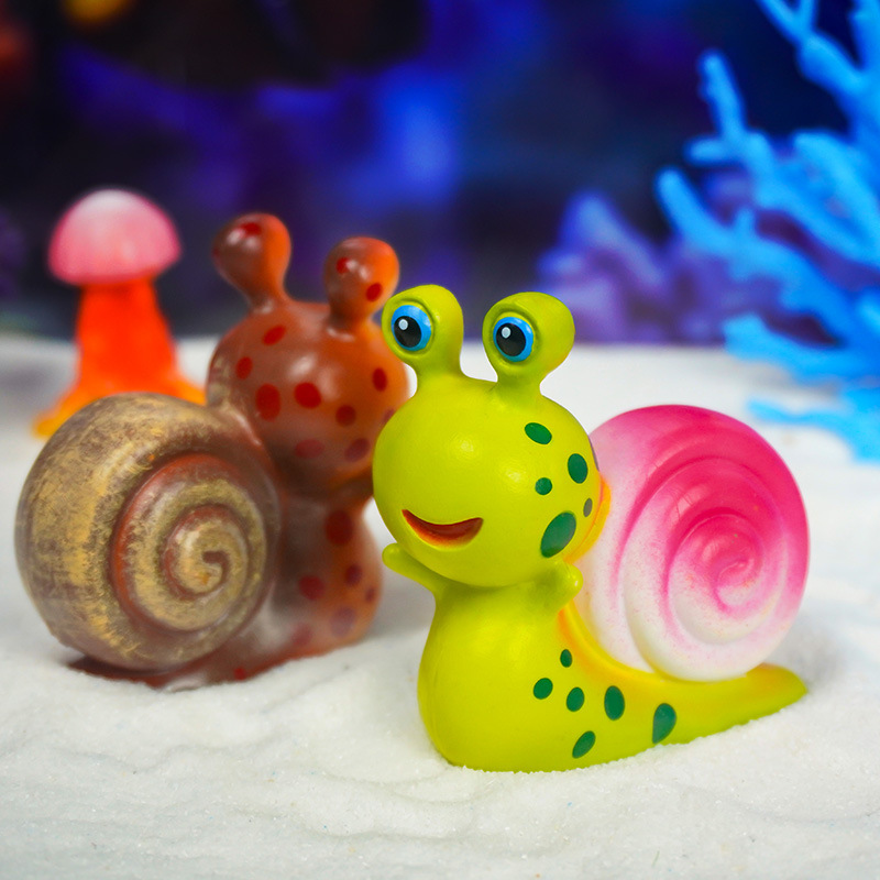 Pecera explosiva, decoración de paisajismo, tanque pequeño creativo, caracol pastoral, jardinería, PVC, nueva artesanía