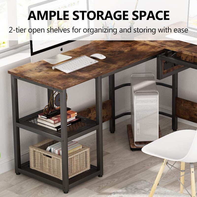 Desktop Liftable Workstation L-shaped Desk Modern Sitting-to-station Corner Computer Desk Storage Rack Desktop Liftable Workstation L-shaped Desk Modern Sitting-to-station Corner Computer Desk Storage Rack