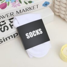 袜子腰封定制卡纸定做水果书籍包装外围封套印刷外卖餐盒标签封条