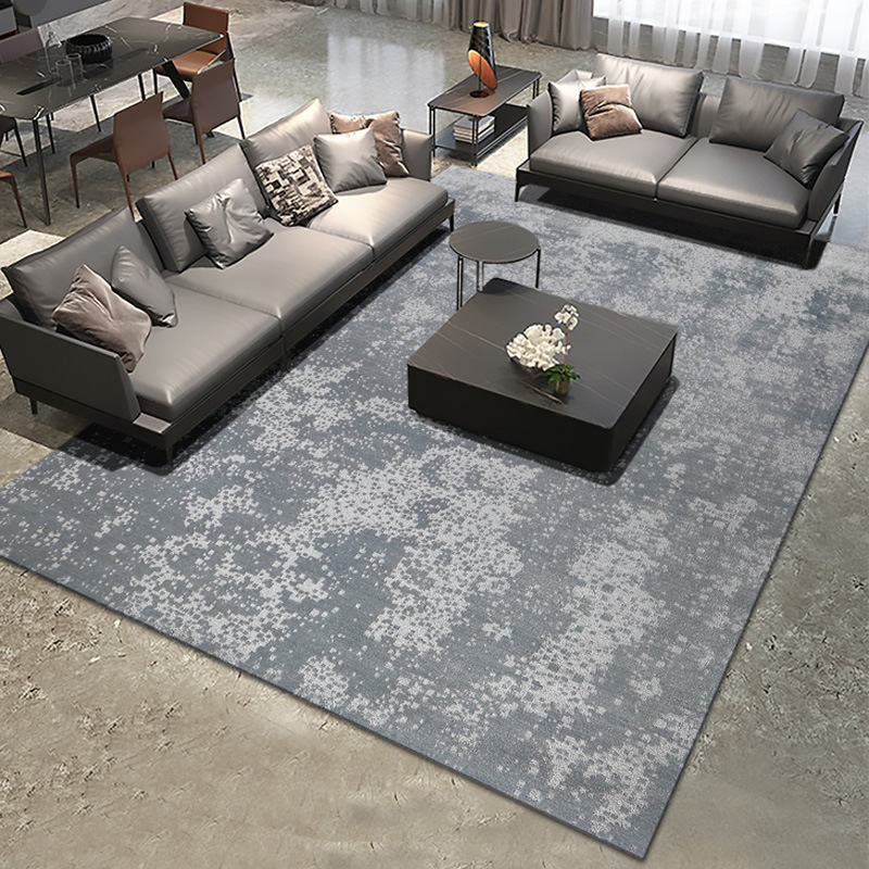 Alfombra doméstica moderna minimalista sala de estar dormitorio resistente a la suciedad fácil de cuidar alfombra de cama de alta calidad alfombra de cama de gran área