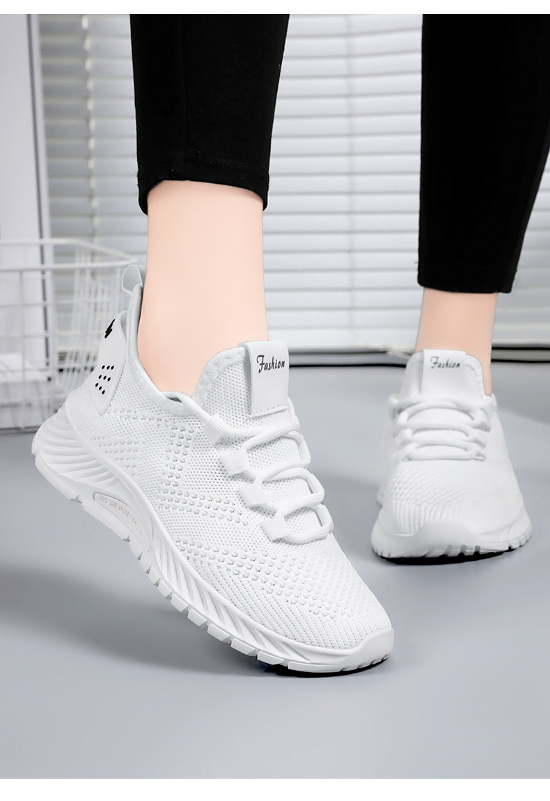 Women's Casual Solid Color Round Toe Sports Shoes display picture 14