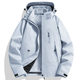 Outdoor three-in-one charge suit two-piece detachable warm waterproof windproof fleece liner mountaineering suit group purchase 24