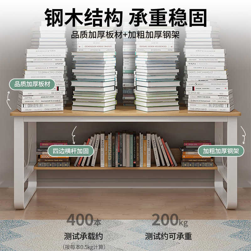 Escritorio de computadora, dormitorio, oficina en casa, escritorio de oficina, banco de trabajo simple, escritorio de estudio para estudiantes, estantería, escritorio integrado