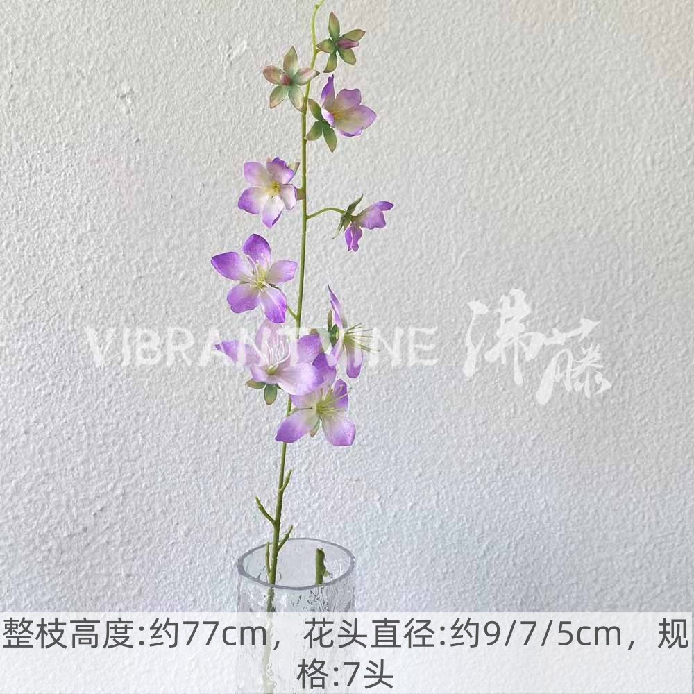 Púrpura de la boda flor artificial salón de bodas Camino de plomo techo arreglo floral Hotel Bienvenido arco piso decorativo flor artificial