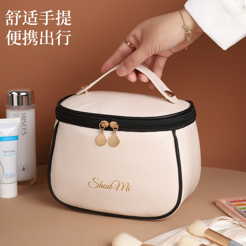 小巧简约便携网红包亚马逊化妆包PU大容量化妆品包收纳包工厂批|undefined