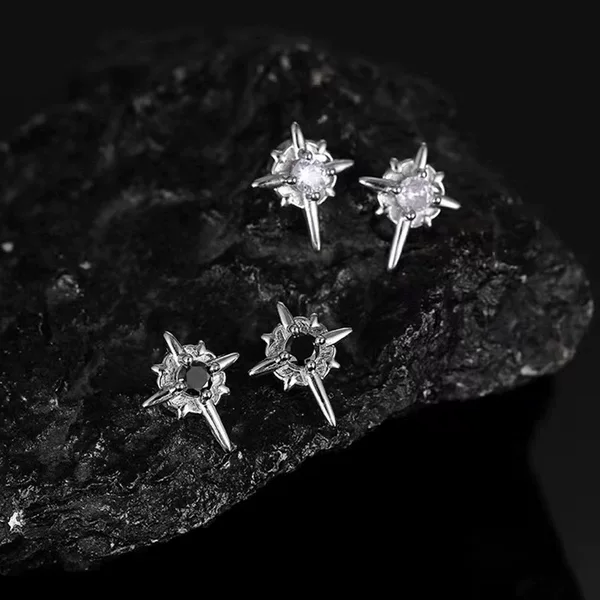 Polaris Ear Clips for Women Without Pierced Ears, Magnetic Ear Cuffs for Men, Trendy Earrings for Students, Versatile Ear Accessories Without Piercings