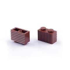 1キロ1 × 2縦横波紋壁都市建築の小さな粒子が積み木の散発品を組み合わせてレゴ2877と互換性がある