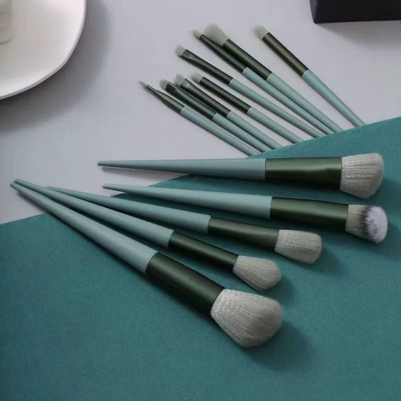 Brush, soft eye shadow, handheld face blush, 13 pieces, full set