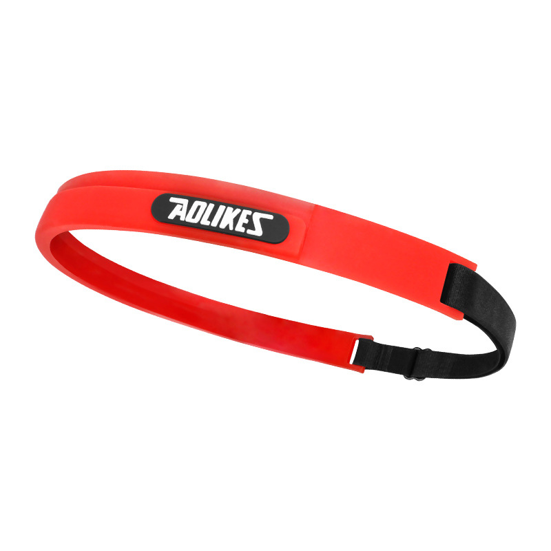 Aolkes actualizado deportes fitness sudor guía diadema correr baloncesto fútbol deportes transpiración antitranspirante banda para el cabello image 10