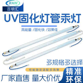 uv固化灯大功率高压汞灯印刷机 固化灯管紫外线固化灯5kw外壳烘干