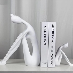 Modern minimalist yoga character home decoration resin crafts living room study wine cabinet hallway decoration model room