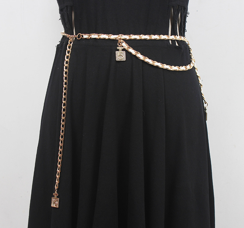 链条腰带女腰链配饰小香风装饰西装高级感配裙子衬衫夏季裤子皮带|ru