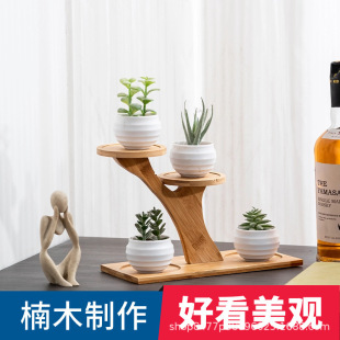 Flower Rack Wholesale Storage Rack Balcony Multi-Layer Succulent Desktop Mini Office Creative Home Flower Pot Rack Cross-Border