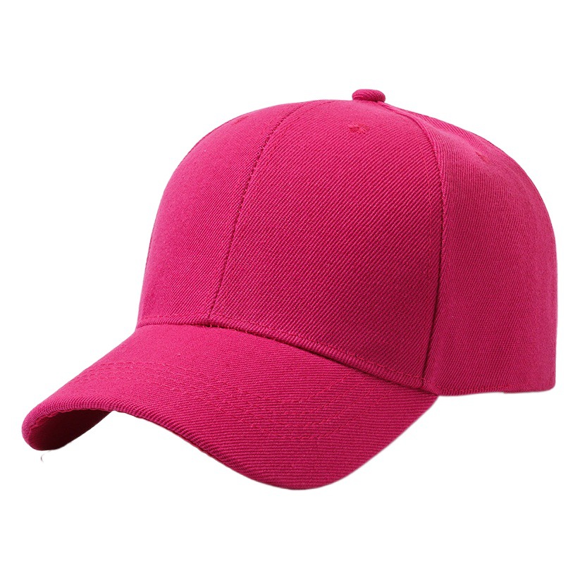 Cross-Border Baseball Cap Logo Customization, Plain Blank Solid Color, Can Be Printed, Embroidered, Group Gift, Duckbill Cap