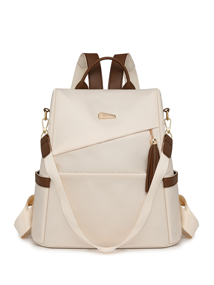Mochila para mujer Mochila de nylon Casual Nuevo Commuter 2025 Mochila Mochila Simple Moda Ladies Travel Todo fósforo