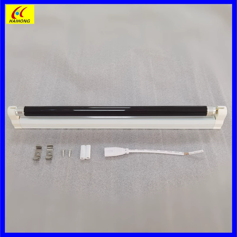 T5 6W BLB Фонада Фиолетовая лампа 365NM Ультрафиолетовая черная лампа с подсветкой F6T5/BLB G5