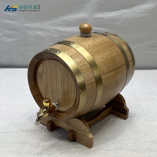 碳化橡木酒桶木制葡萄酒红酒桶木制红酒桶3-5L升白兰地酒木桶装饰