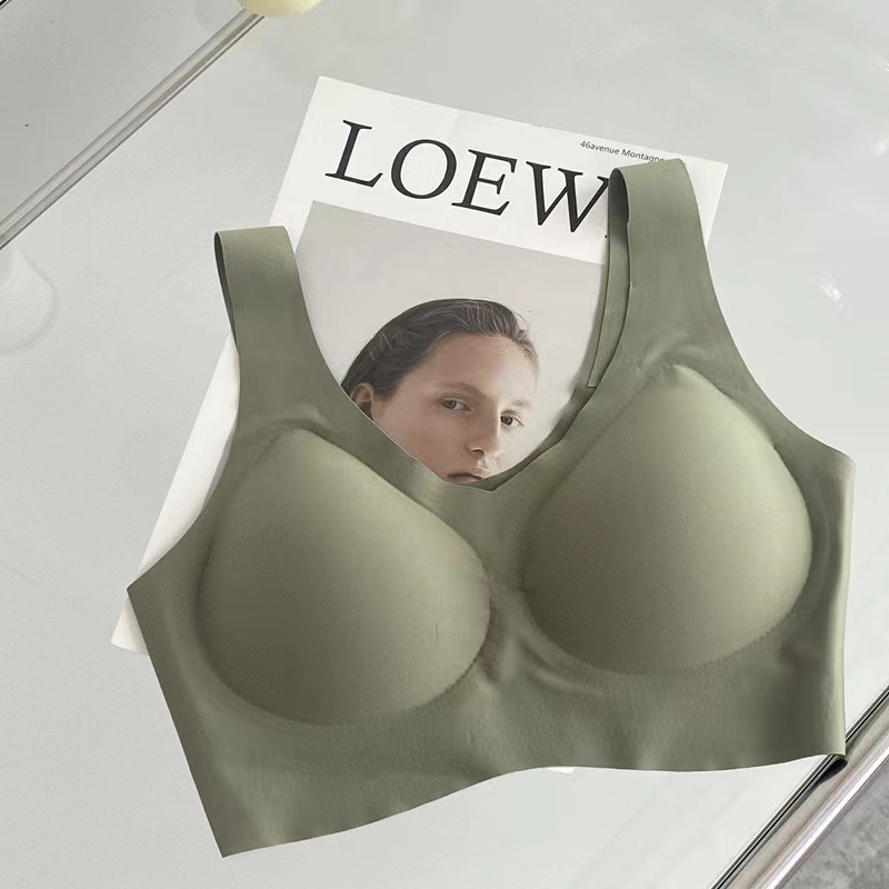 [Alta calidad] taza fija integrada ropa interior fina sin costuras cómodo deportes inalámbrico belleza chaleco sujetador