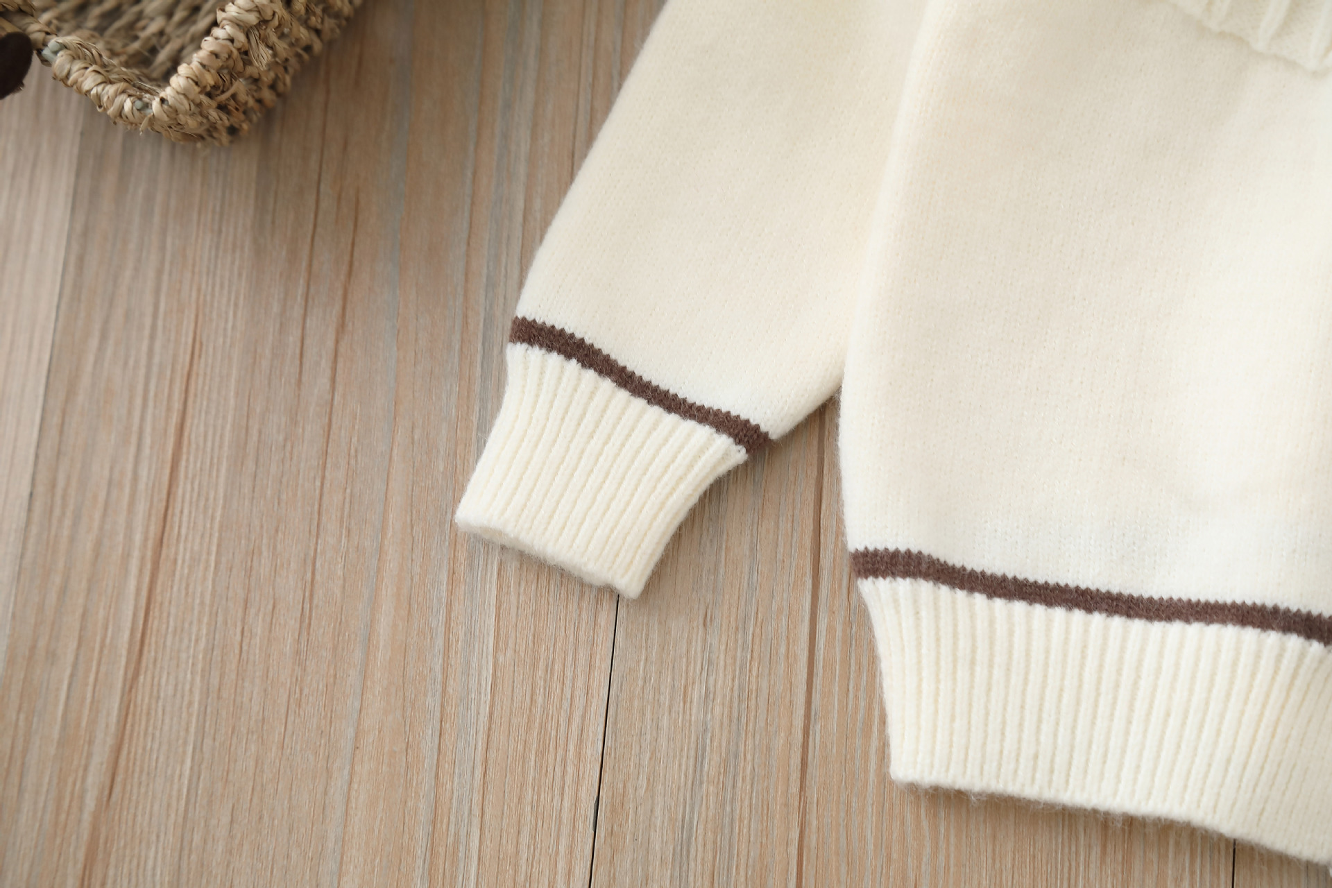 Tüdrukute kootud kaheosaline kampsun 2024 sügis/talv uus naiste aarete pükste komplekt_voghion.com