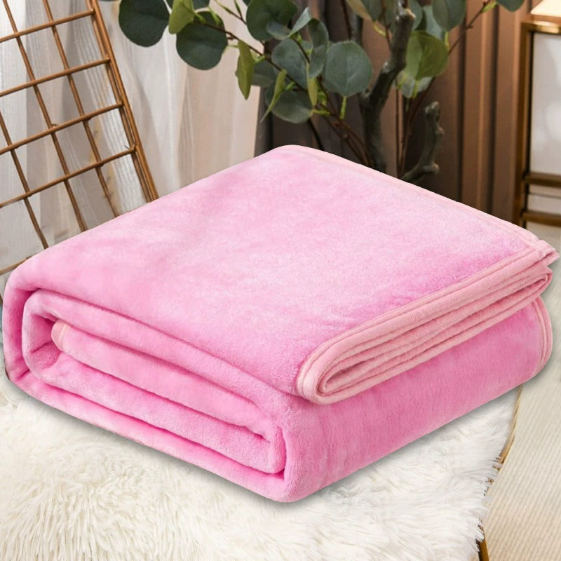 Фланелевое коралловое одеяло, 230 г/м², размеры 50×70–200×230 см