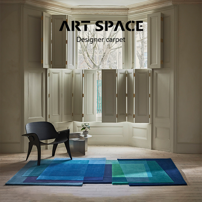 Modern creative design genuine carpet for living room