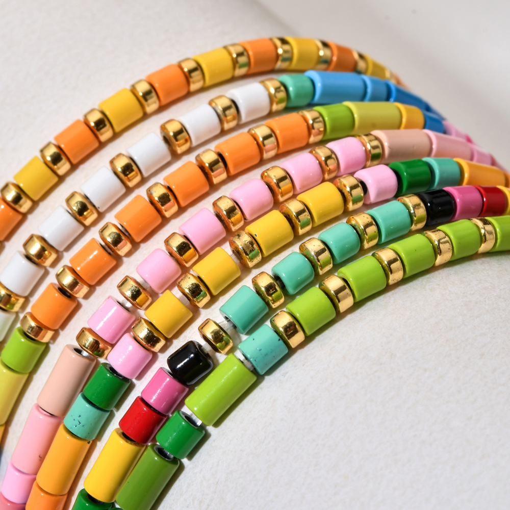 Casual Color Block Alloy Women's Bracelets display picture 2