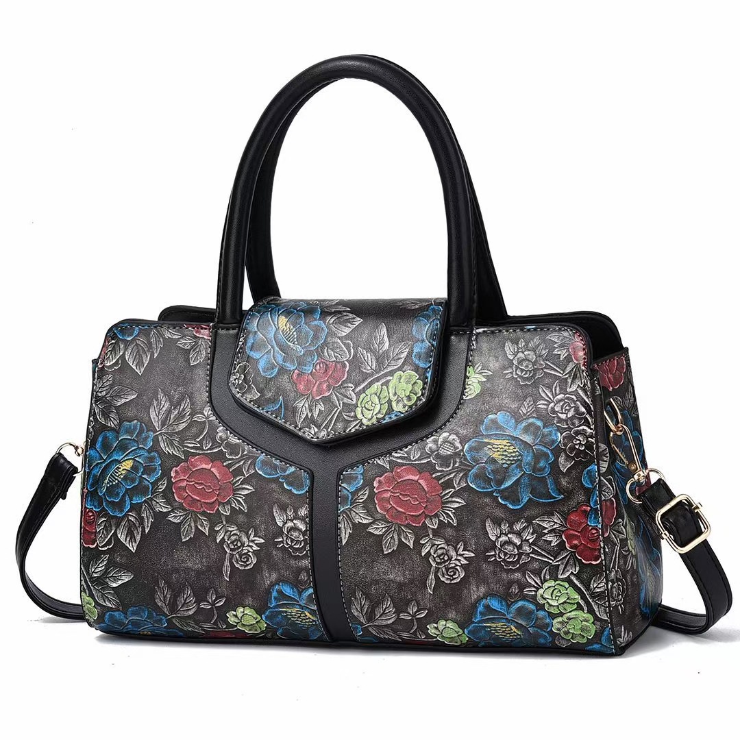 Handbag Bags Type Casual, Daily Occasion Women's Large Pu Leather Color Block Vintage Style Square Zipper Handbag