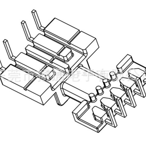 EFD15变压器骨架EFD15高频骨架5+4针L脚变压器干式单相高频变压器