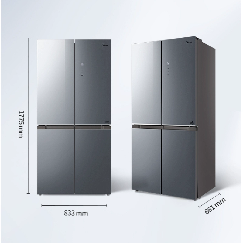 Midea/Midea BCD-461WSGPM (E) двухдверный холодильник с перекрёстными дверцами для дома, встроенный, ультратонкий, премиум