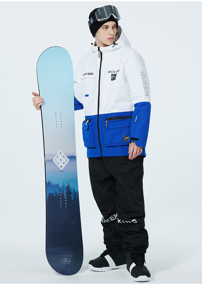 Men's Clothing Ski suit set for men and women couples warm and thick ski suit set single board double board ski suit_viptrois.com