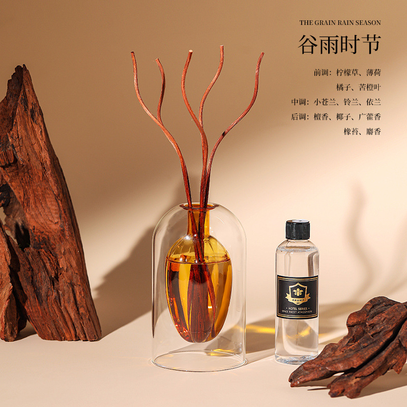 Botella de aceite esencial aromático de caña para el hogar de alto nivel de fragancia de olor interior adornos de baño regalo image 19
