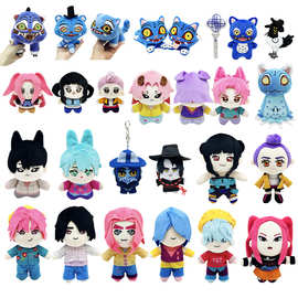 跨境清仓kpop demon hunters plush K-POP猎魔女团老虎喜鹊毛绒公