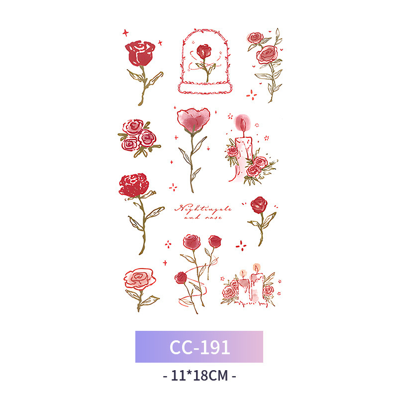 Transfronterizo en stock al por mayor de halloween colorido mariposa tatuaje pegatinas simulación sangrienta cicatriz pegatinas divertidas pegatinas impermeables