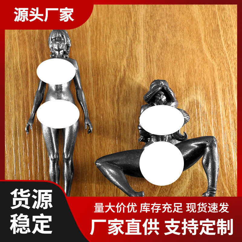 Nude female white copper solid decoration modern decoration goddess figure desktop simple art living room creative decoration batch