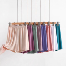 夏季薄款大码女睡裤胖MM加肥加大200斤莫代尔宽松阔腿裤短裤2025