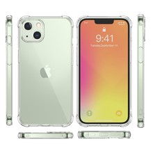 适用苹果15手机壳iPhone14Pro透明TPU软壳13保护套苹果14手机壳