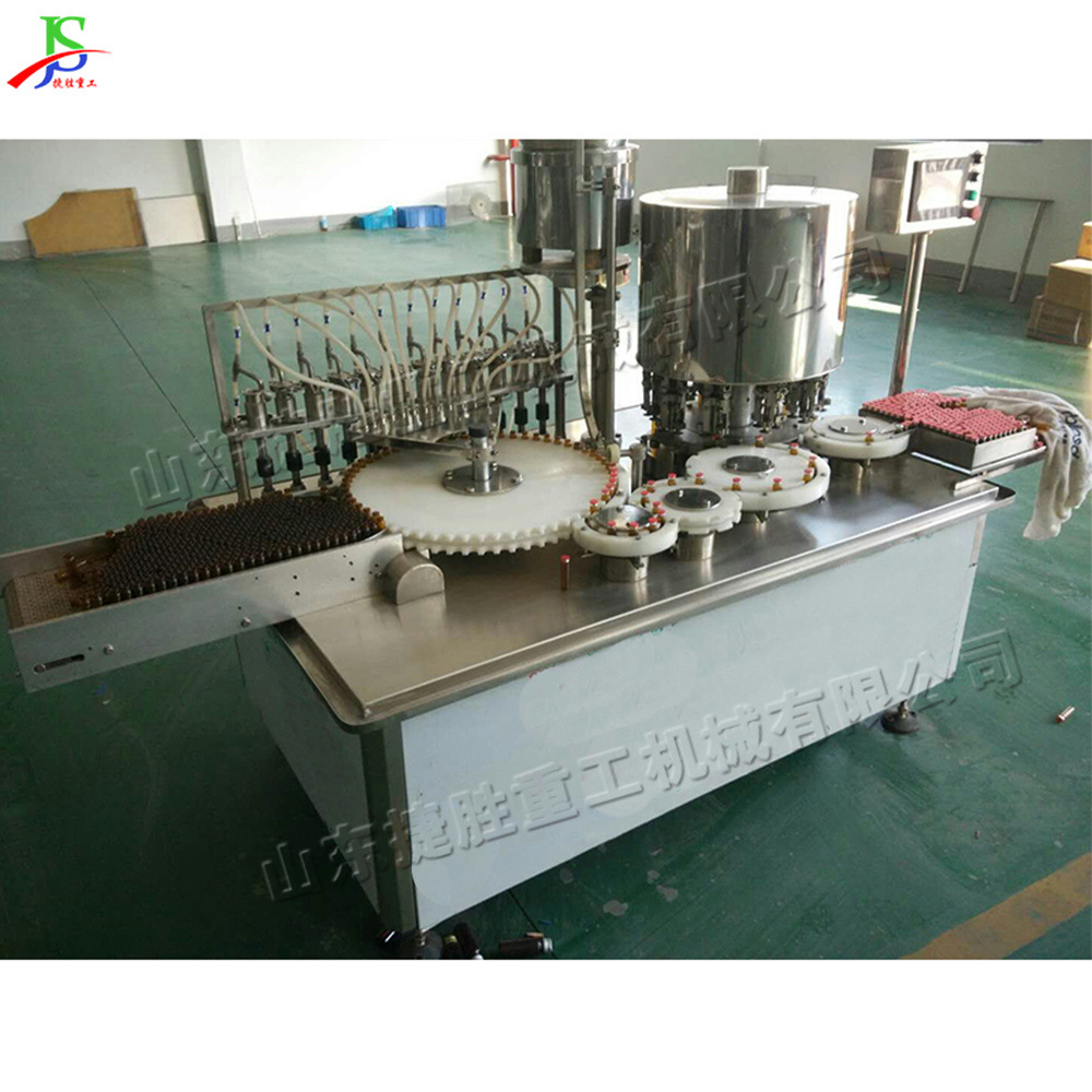 máquina de llenado de líquido oral de alta velocidad máquina de llenado de líquido farmacéutico control numérico horizontal pequeño diámetro dispositivo de agrupación