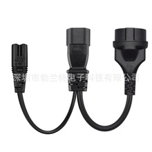IEC 320-C14�Դ���D�Qһ�ֶ�Ʒ�ֹ��DƷ��ĸC14-C7+EU4.8MM