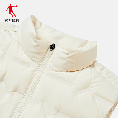 Jordan Down Vest 2023 winter new pattern run vest Mosaic Exorcism motion zipper keep warm coat