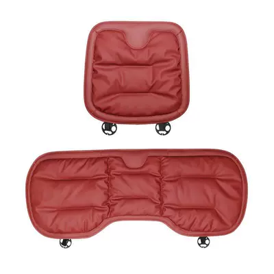 Seat cushion, seat cover: three-piece seat cushion