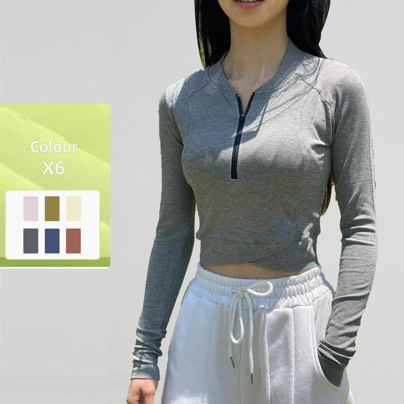 Special offer fitness clothing women's sports running women's skin-friendly slimming short-sleeved T-shirt women's top -34