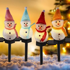 ソーラークリスマス雪だるま地面設置ライト屋外庭園パンプキンライトLED雰囲気装飾ライトIP55防水超高輝度