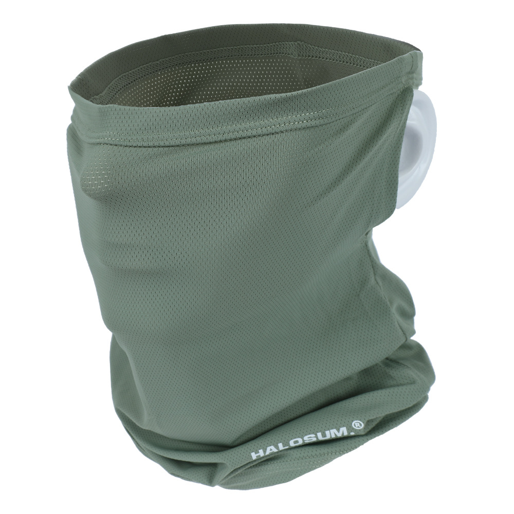 Summer Breathable Solid Color Ear Loop Sun Mask Outdoor Cycling Magic Head Scarf Face Mask Quick-Drying Unisex Neck Scarf